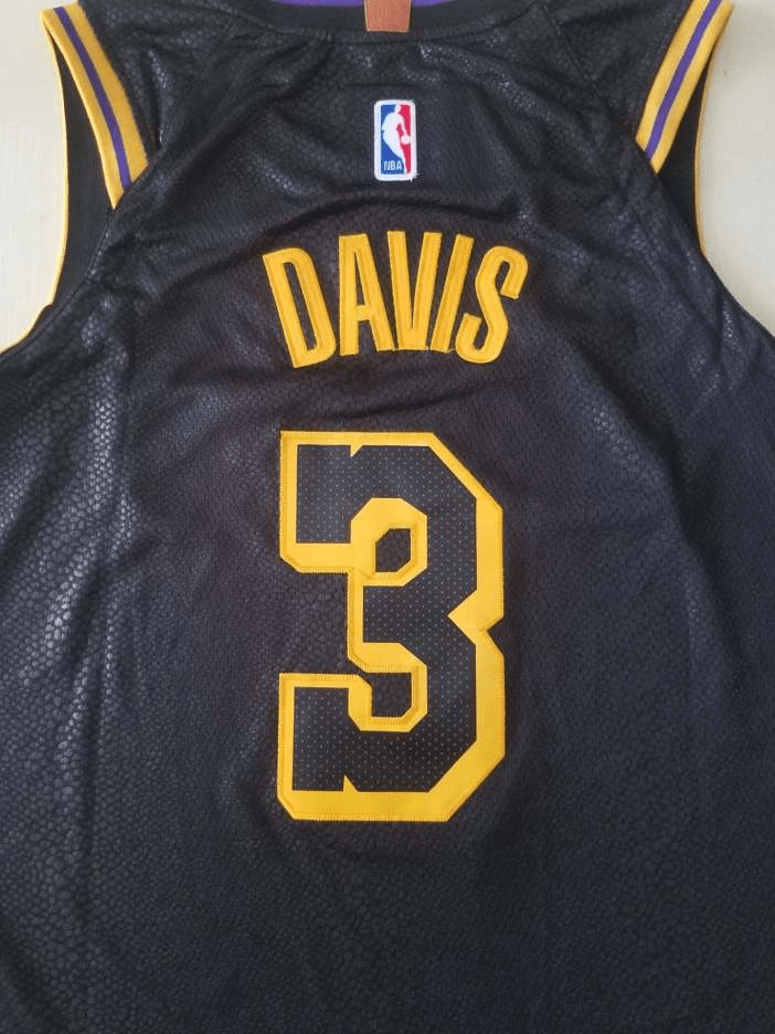 Anthony Davis Los Angeles Lakers Black City Edition Jersey