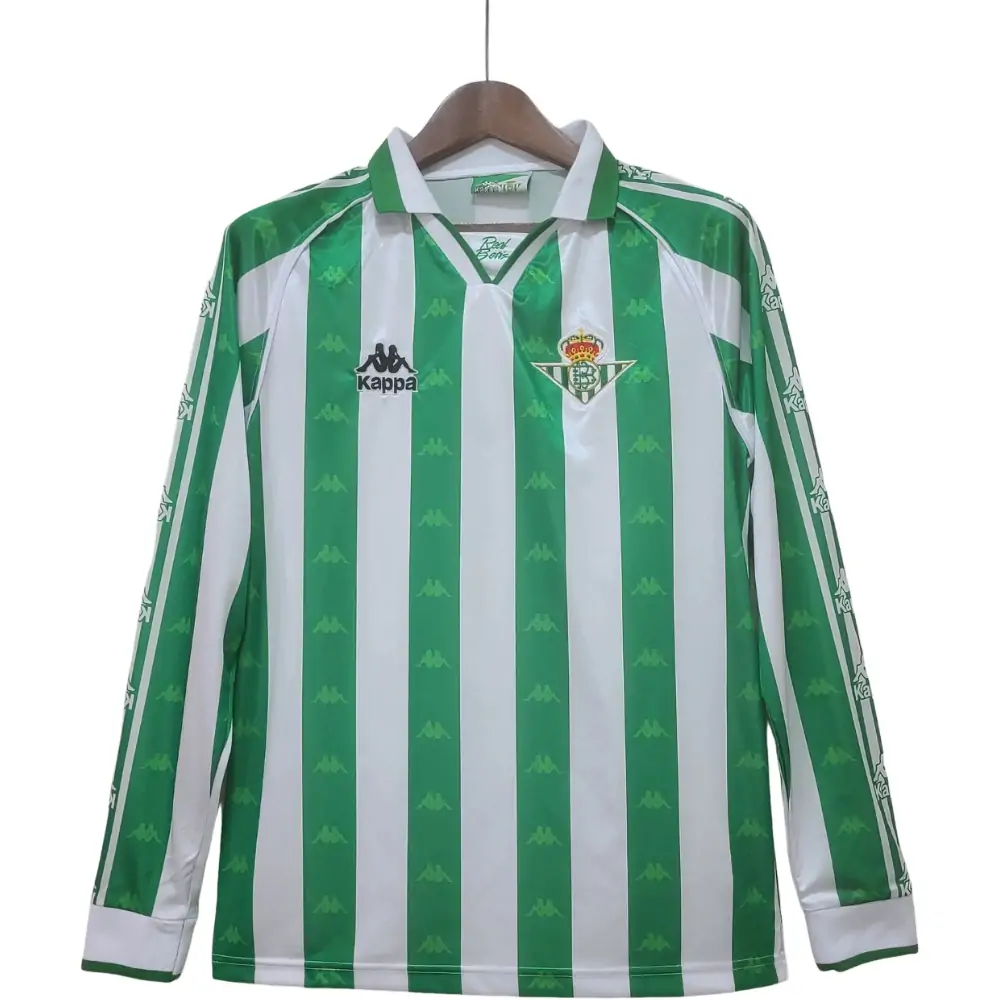1995/97 Real Betis Home Retro Long Sleeve Shirt - Fans Edition