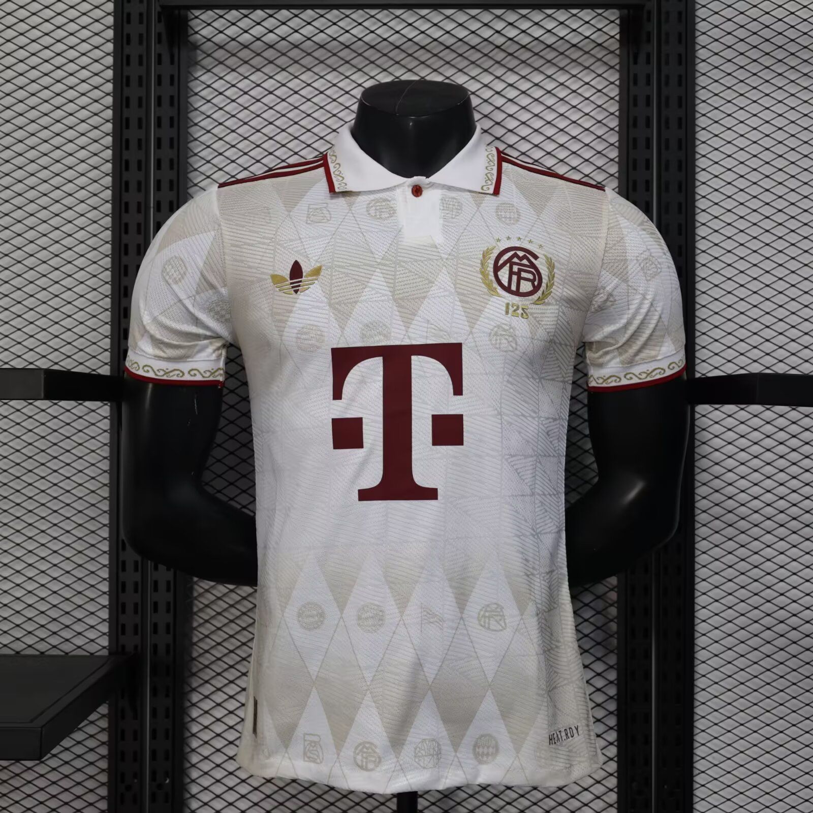 2025/2026 Player Version Bayern Munich 125th Anniversary White Edition Football Shirt 1:1 Thai Quality