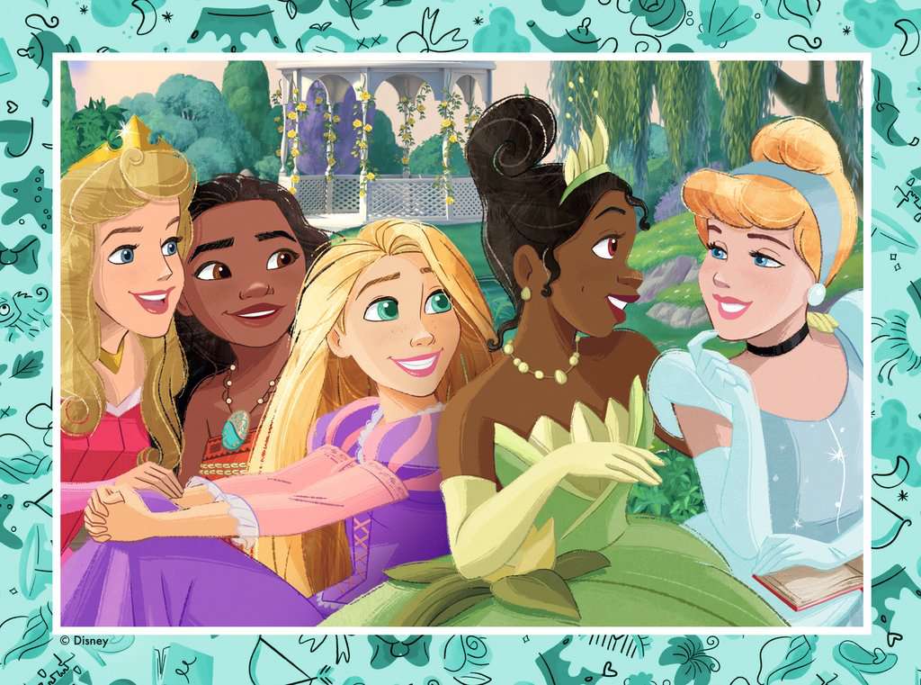 Disney Princess 4 in a Box - 12, 16, 20 & 24 Piece Jigsaw Puzzles (Ravensburger)
