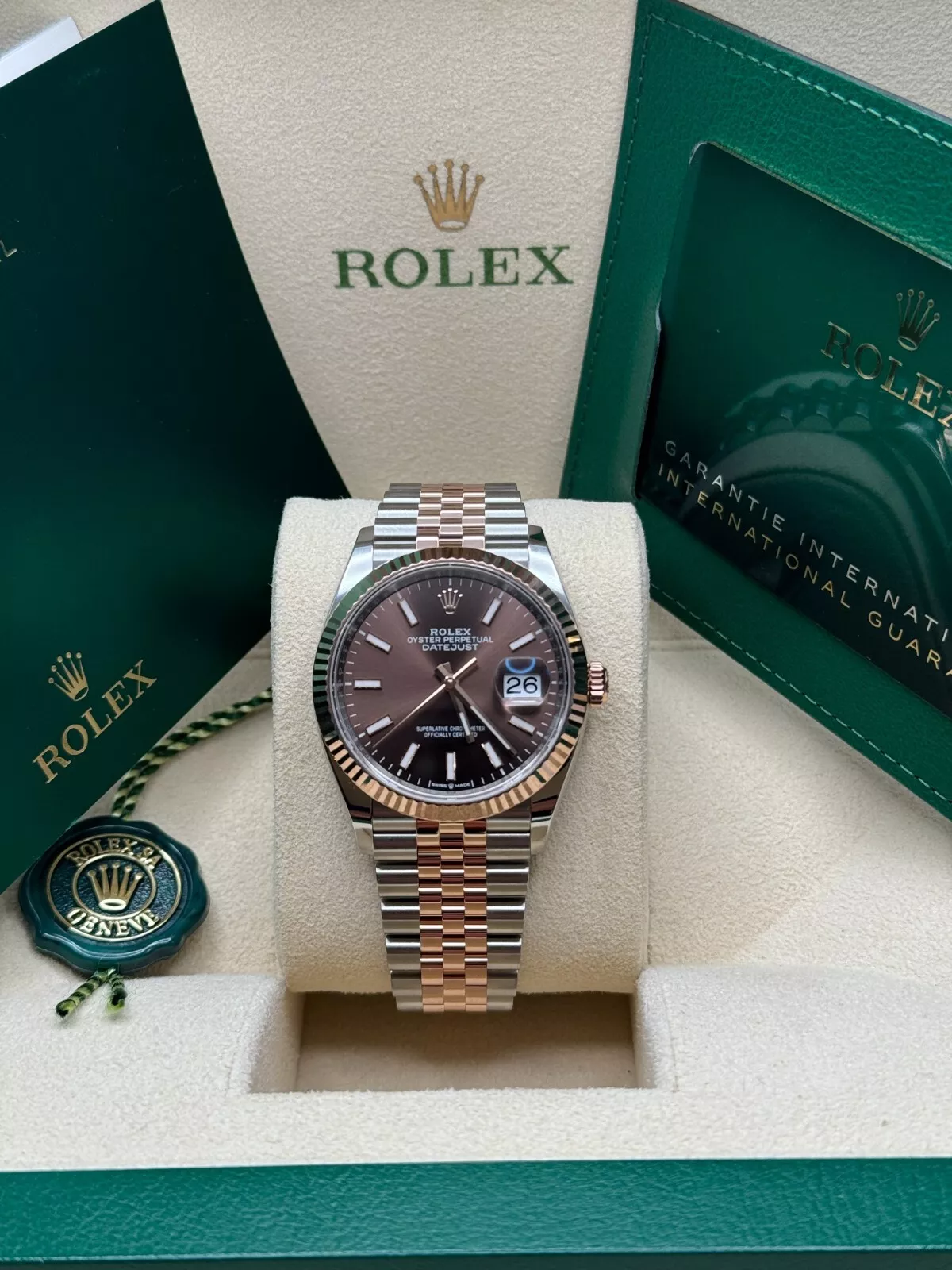 【Super Clone】RLX  Datejust 36mm 126231 Chocolate Dial Oyster Bracelet