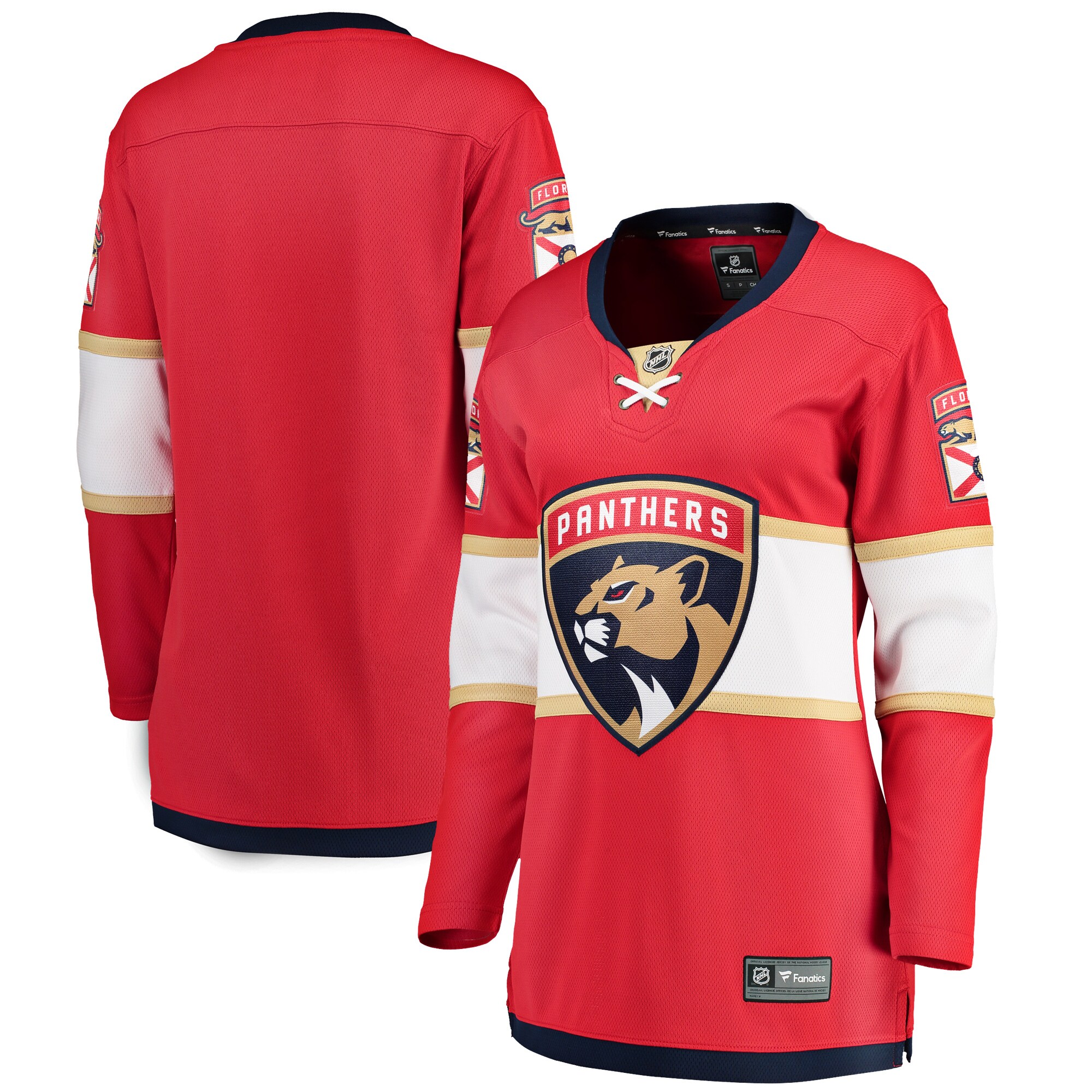 Florida Panthers Fanatics Women’s Breakaway Home Jersey – Red