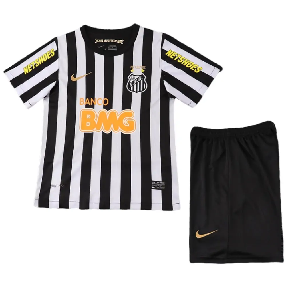 2013 Santos Away Retro Children's Jersey Set - Fans Edition