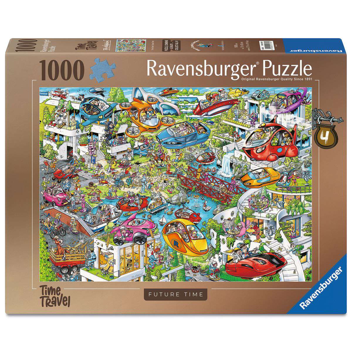** Pre-Order ** Ray's Comic Series - Time Travel No.4 in the Future - 1000 Piece Jigsaw Puzzle (Ravensburger)