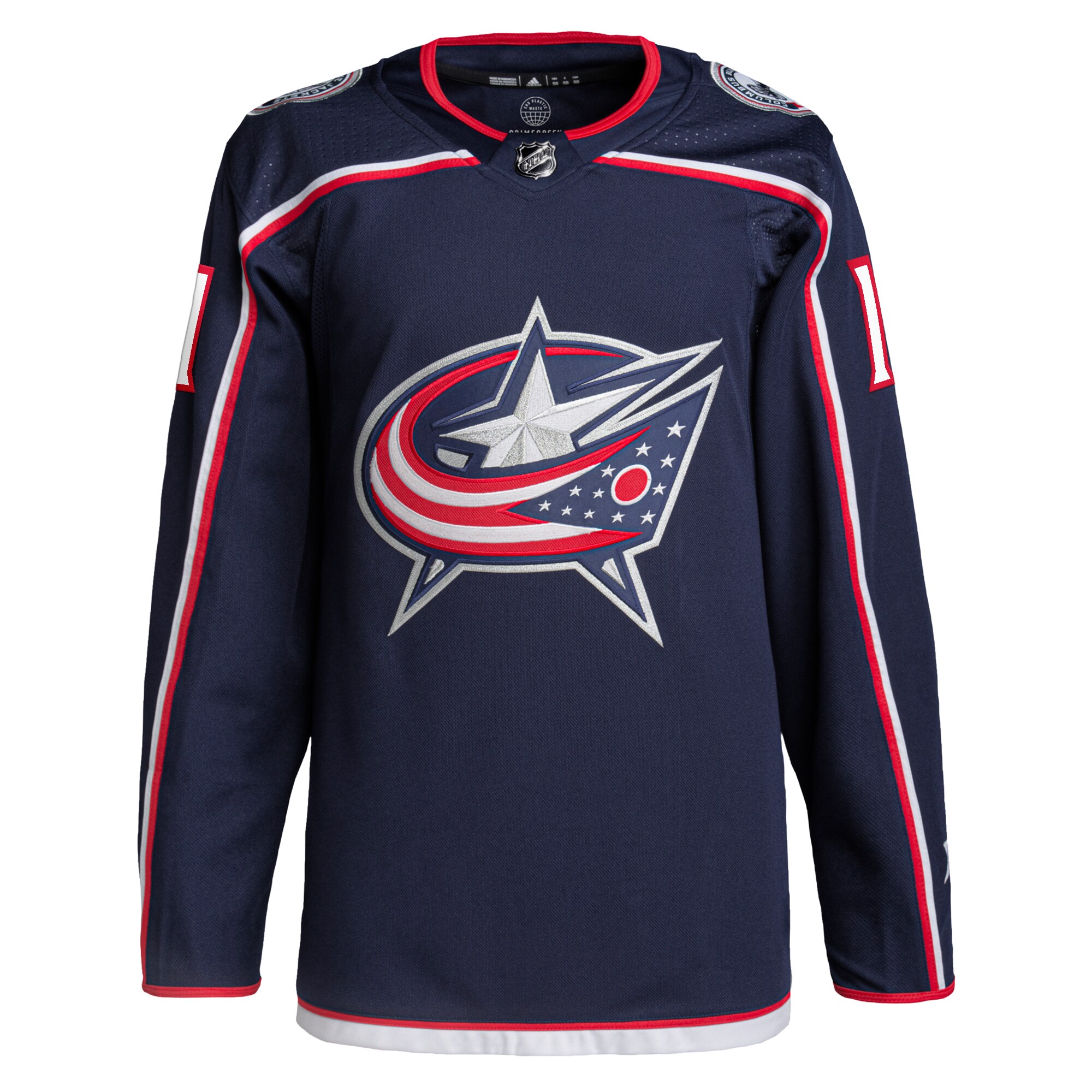 Adam Fantilli Columbus Blue Jackets  Home Primegreen  Pro   Jersey – Navy