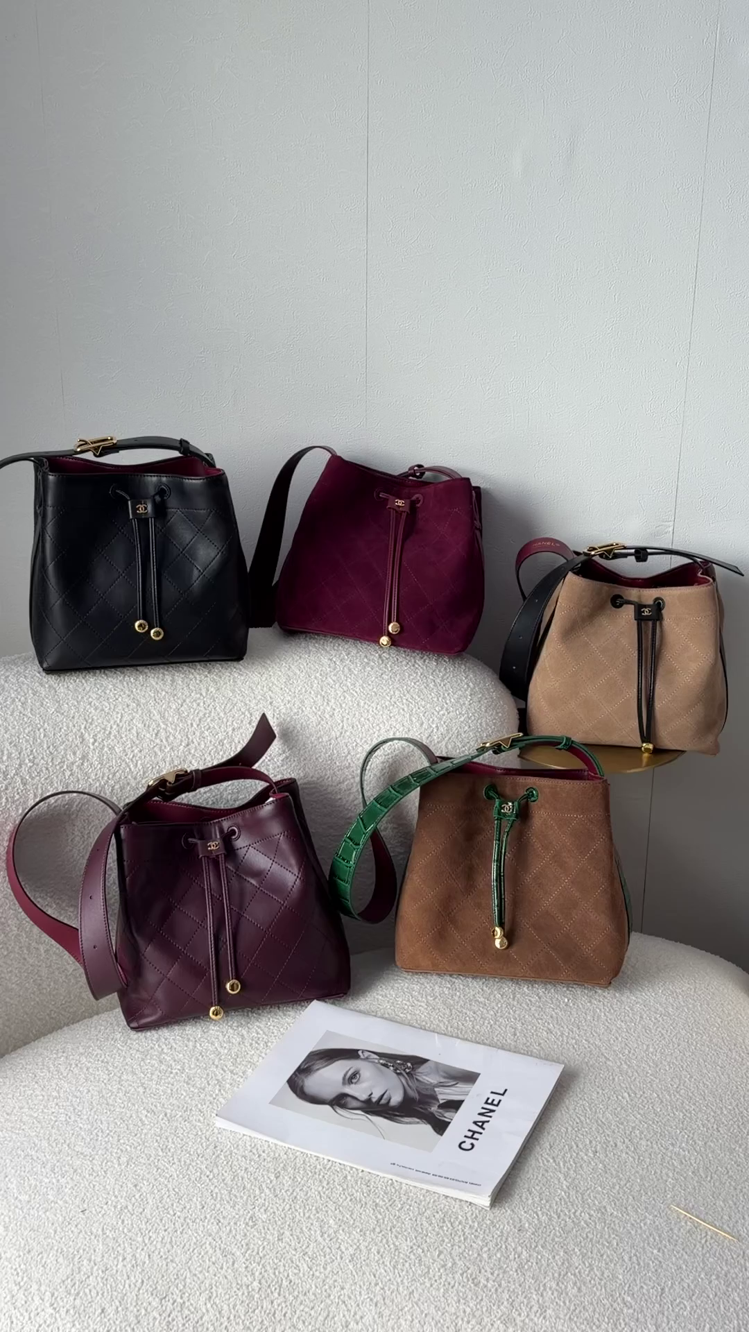 Chanel 26B Quilted Bucket Bag