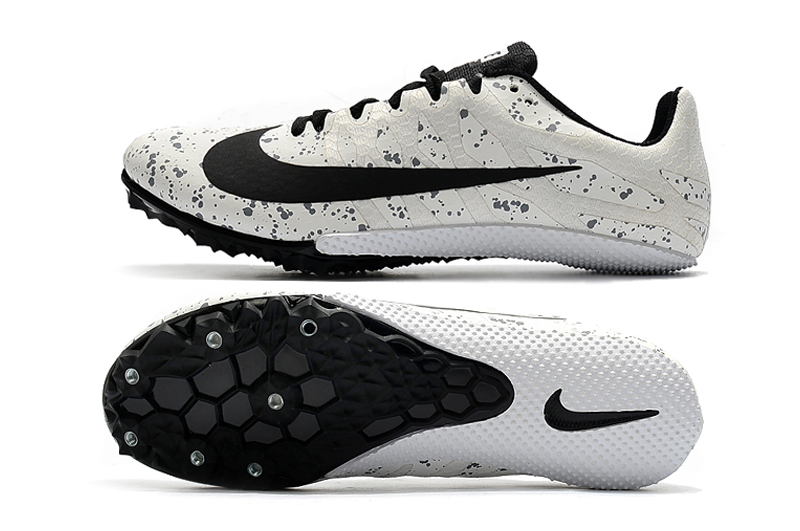 Zoom Rival S9 black and white knitted sprint track and field shoes