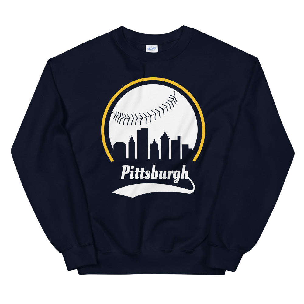 Unisex Pittsburgh Pirates Baseball Crewneck Sweatshirt