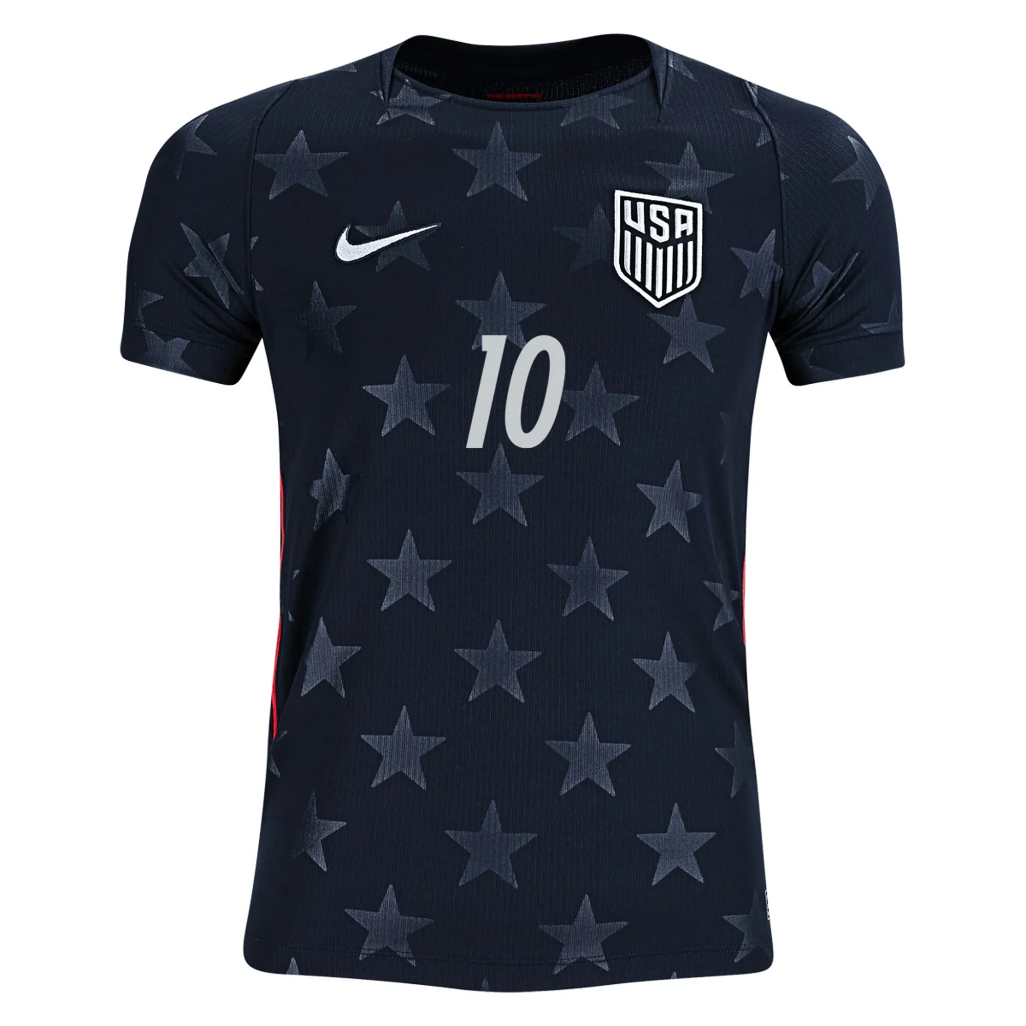 Nike Youth Christian Pulisic United States Away Stadium Jersey 2026 (Dark Obsidian/Pure Platinum)