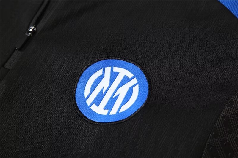 2024/25 Inter Milan half-pull training jersey black 1:1 Thai quality set