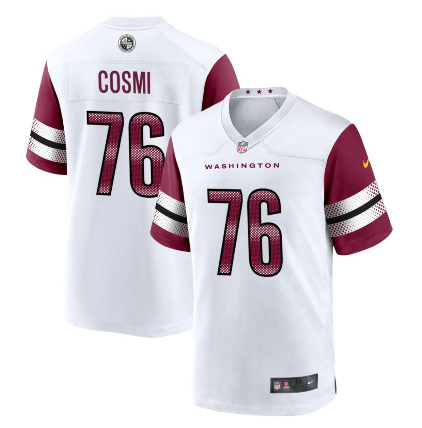 Sam Cosmi Washington Commanders Jersey