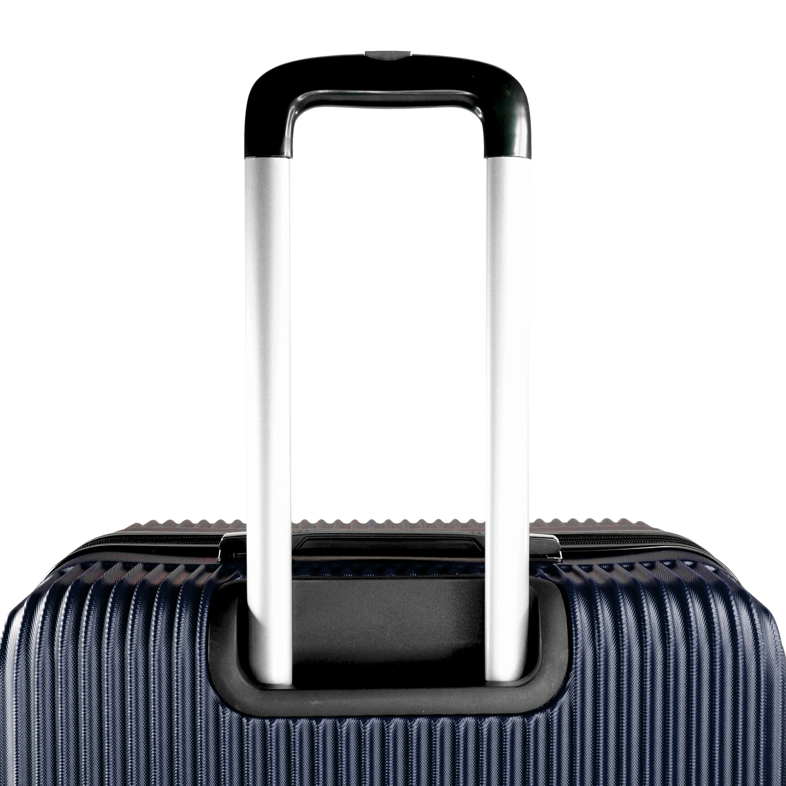 K-Cliffs 3pcs Luggage Set Lightweight Expandable Hard sided ABS Spinner Travel Suitcase  Black