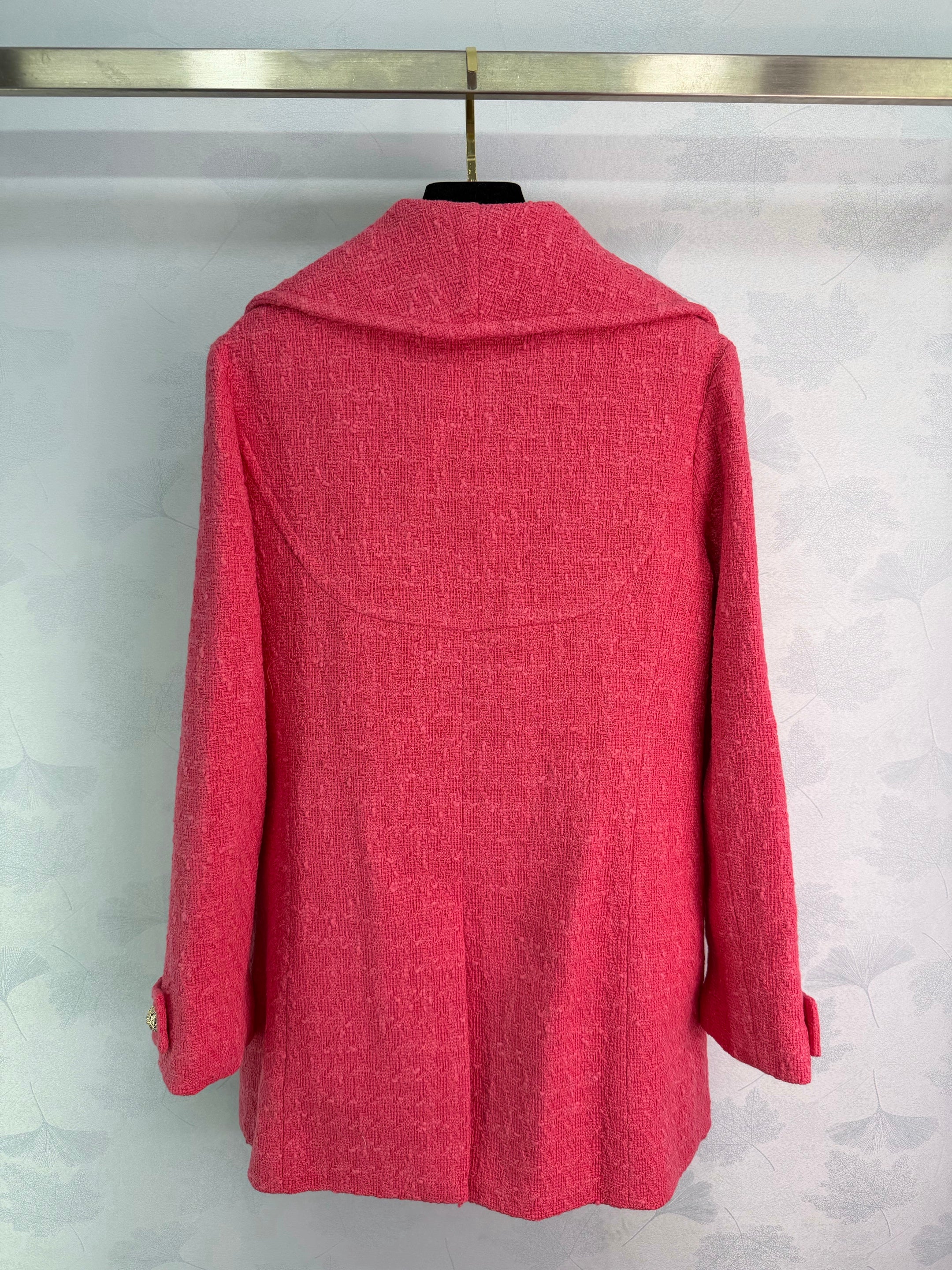 26NEW Classic Tweed Coat