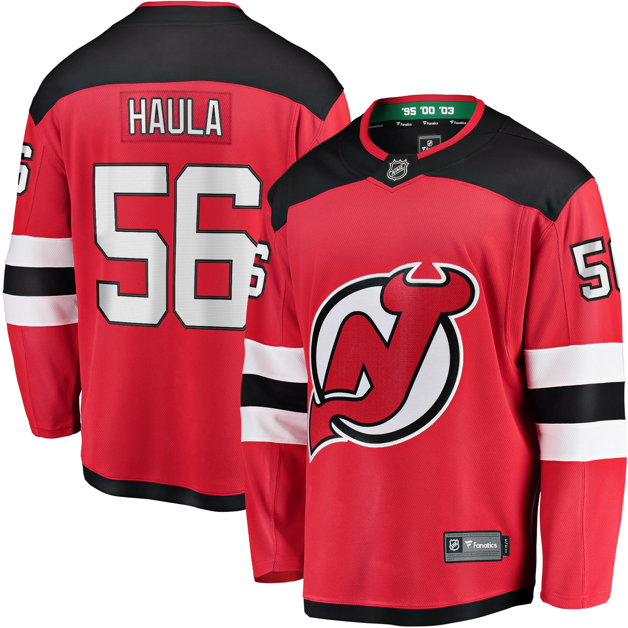 Erik Haula New Jersey Devils Fanatics Home Breakaway   Jersey – Red