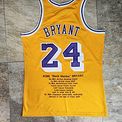Los Angeles Lakers Kobe Bryant Yellow 24 MN