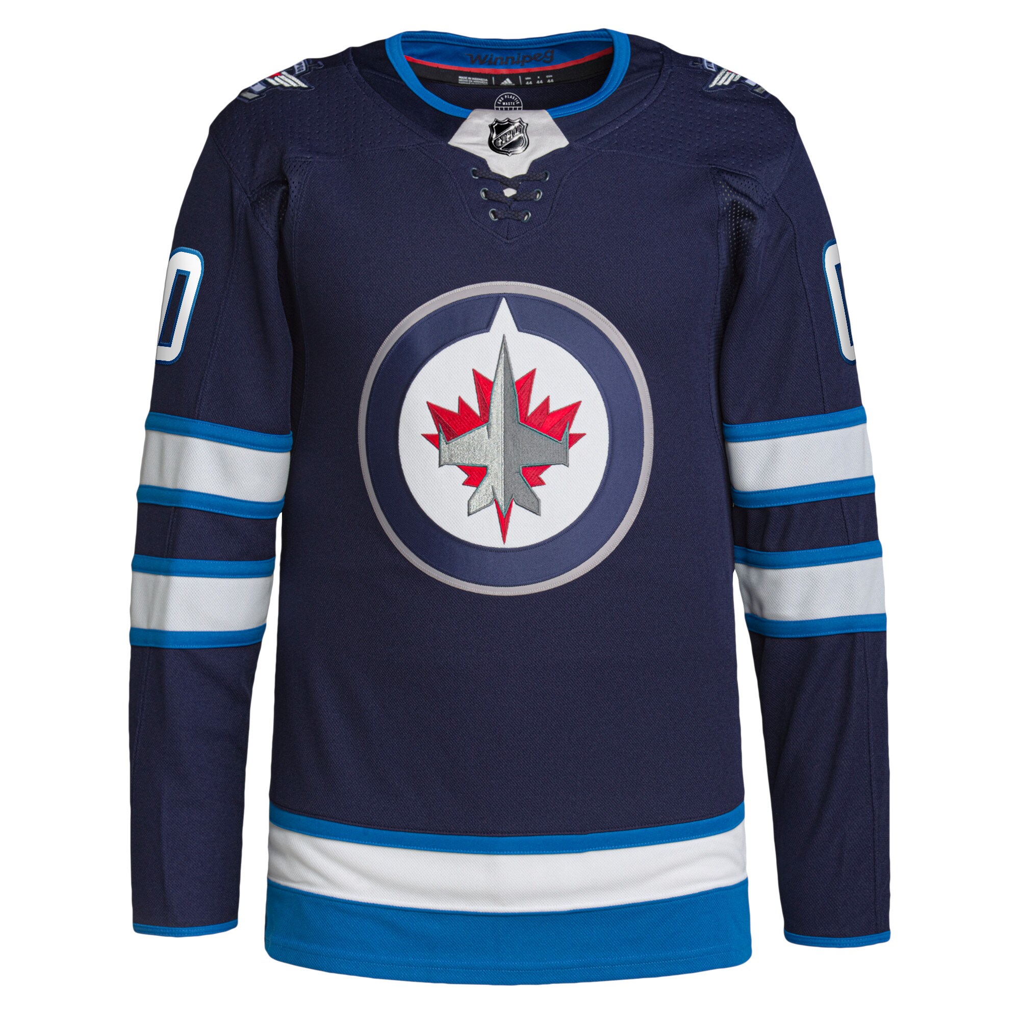 Winnipeg Jets   Home  Primegreen  Custom Jersey – Navy
