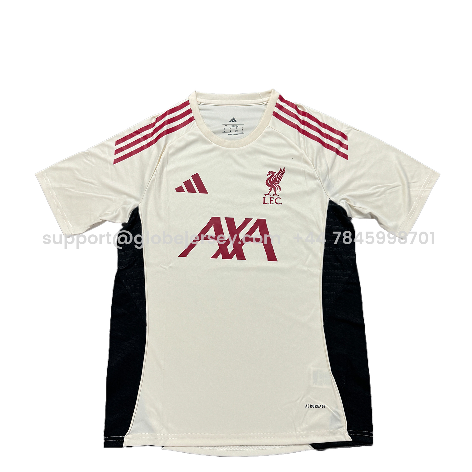 Liver.pool 25-26 AXA White Training Jersey - Fans Version