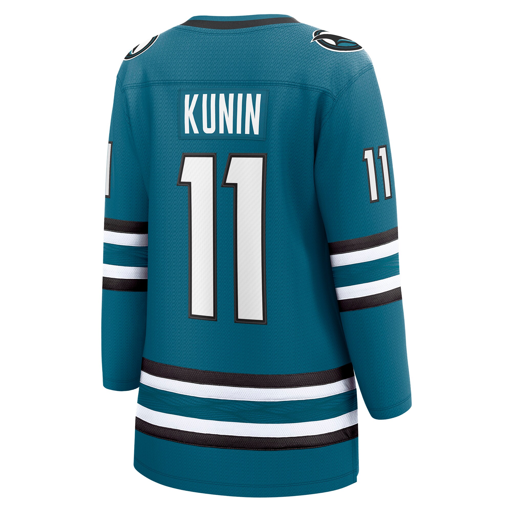 Luke Kunin San Jose Sharks Fanatics Women’s Home Breakaway   Jersey – Teal