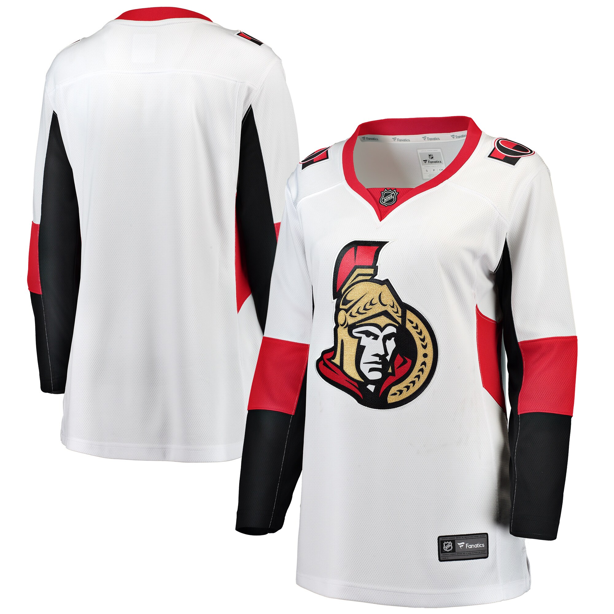 Ottawa Senators Fanatics Women’s Away Breakaway Jersey – White