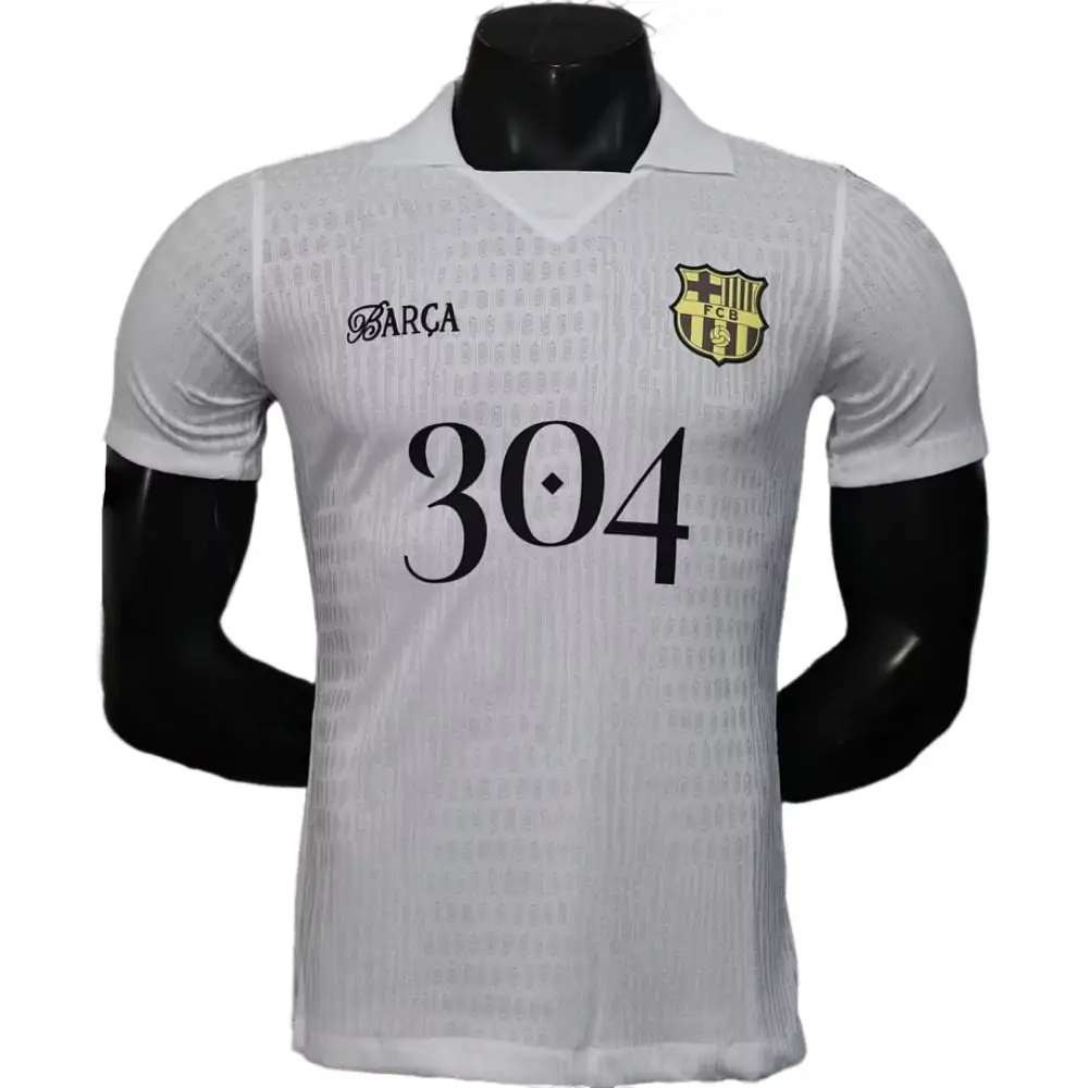 25-26 Barcelona 304 White Jersey - Player Edition