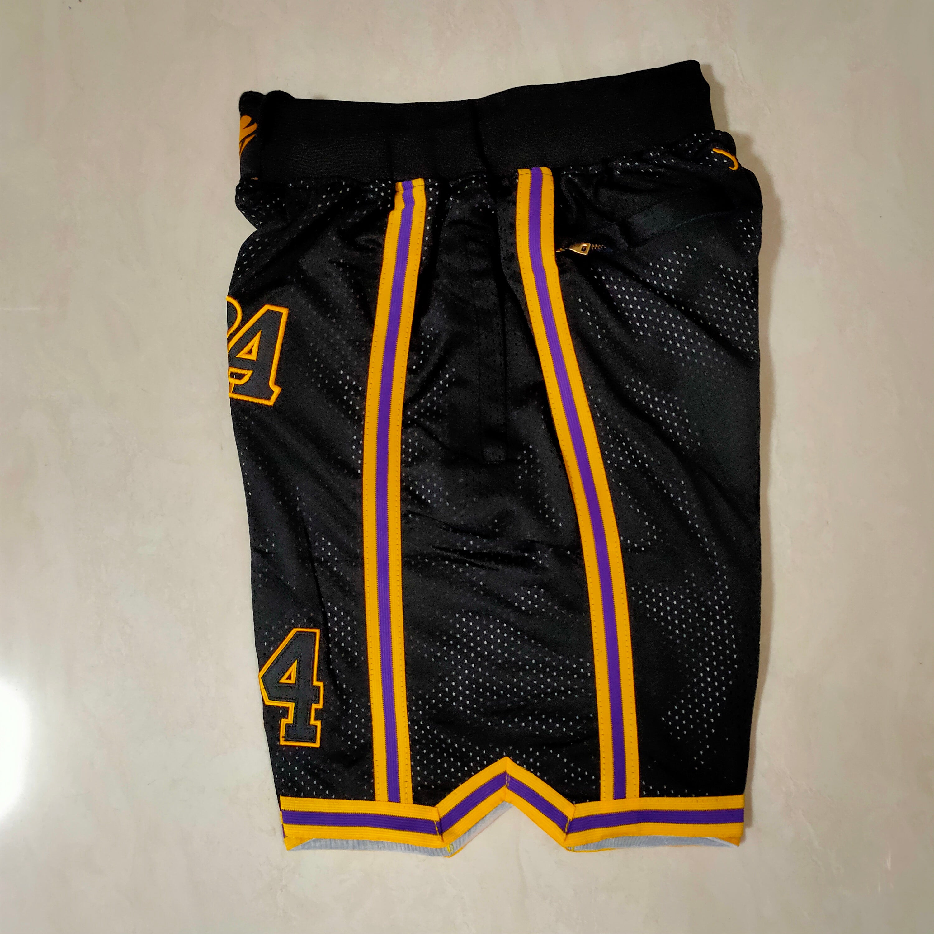 Los Angeles Lakers Kobe Bryant Black Mamba Pocket Pants
