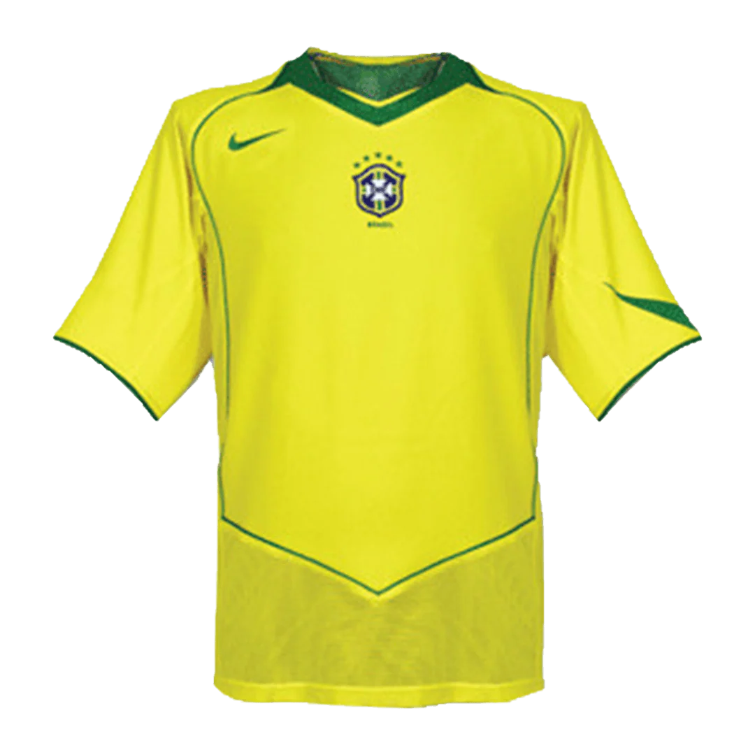 Brazil 2004 Home Retro Football Jersey