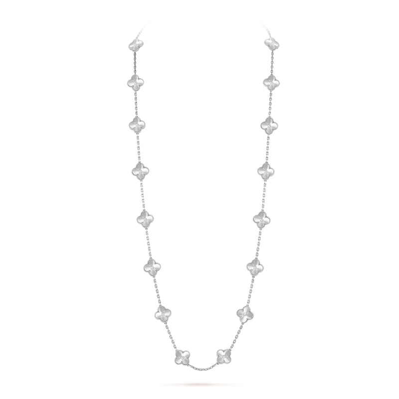 Vintage Alhambra long necklace, 20 motifs