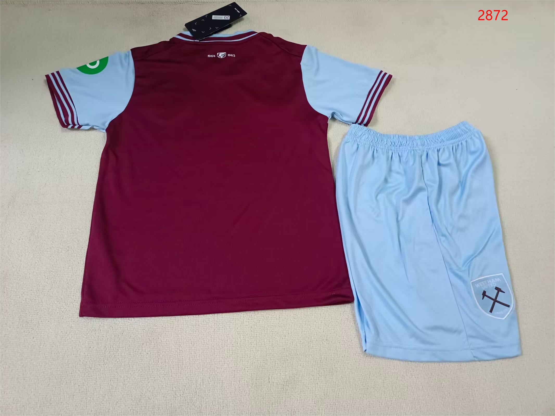 2024/25 West Ham United Home Shirt - Kids Kit