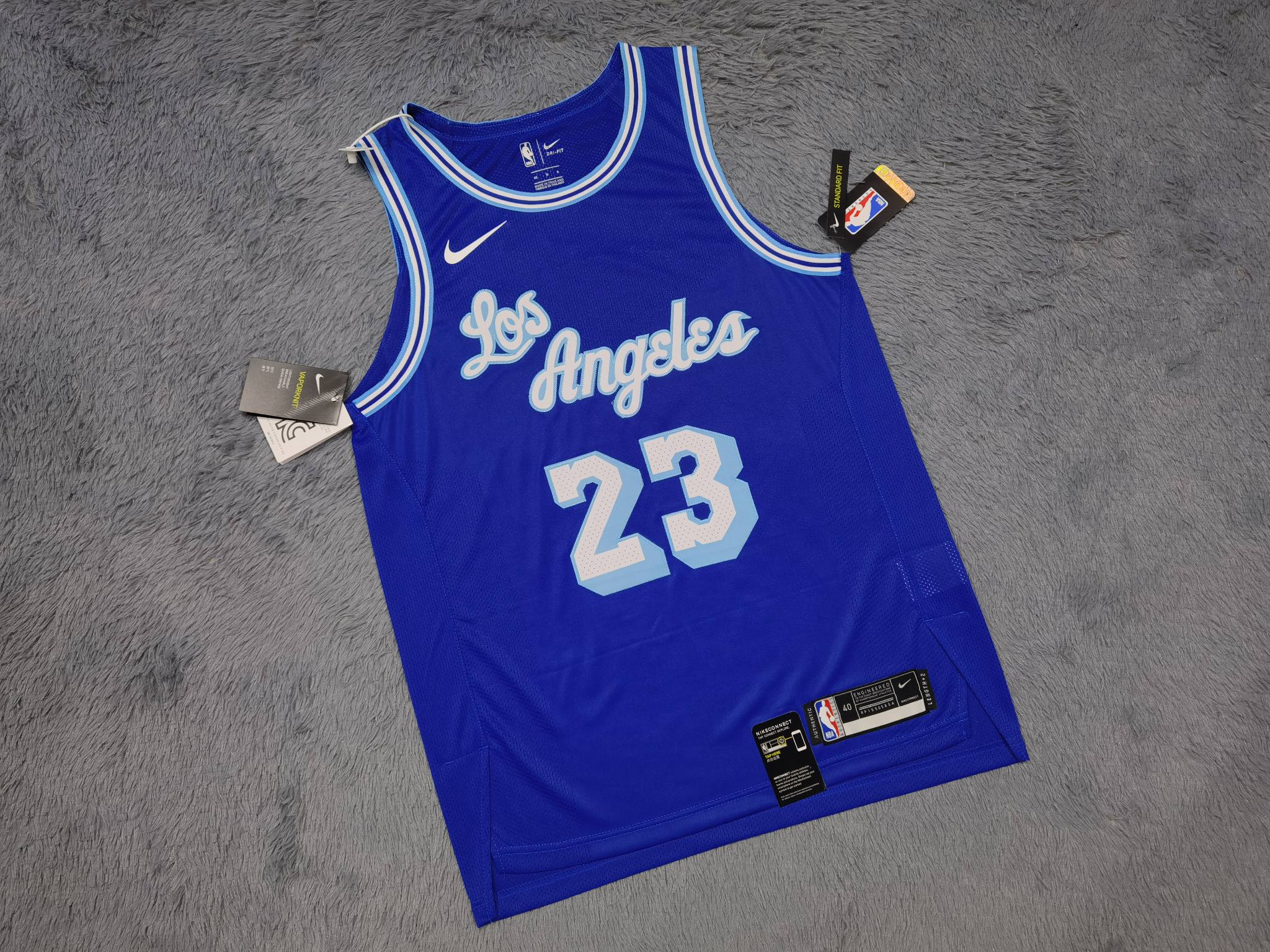 Custom Los Angeles Lakers Throwback AUTHENTIC Jersey