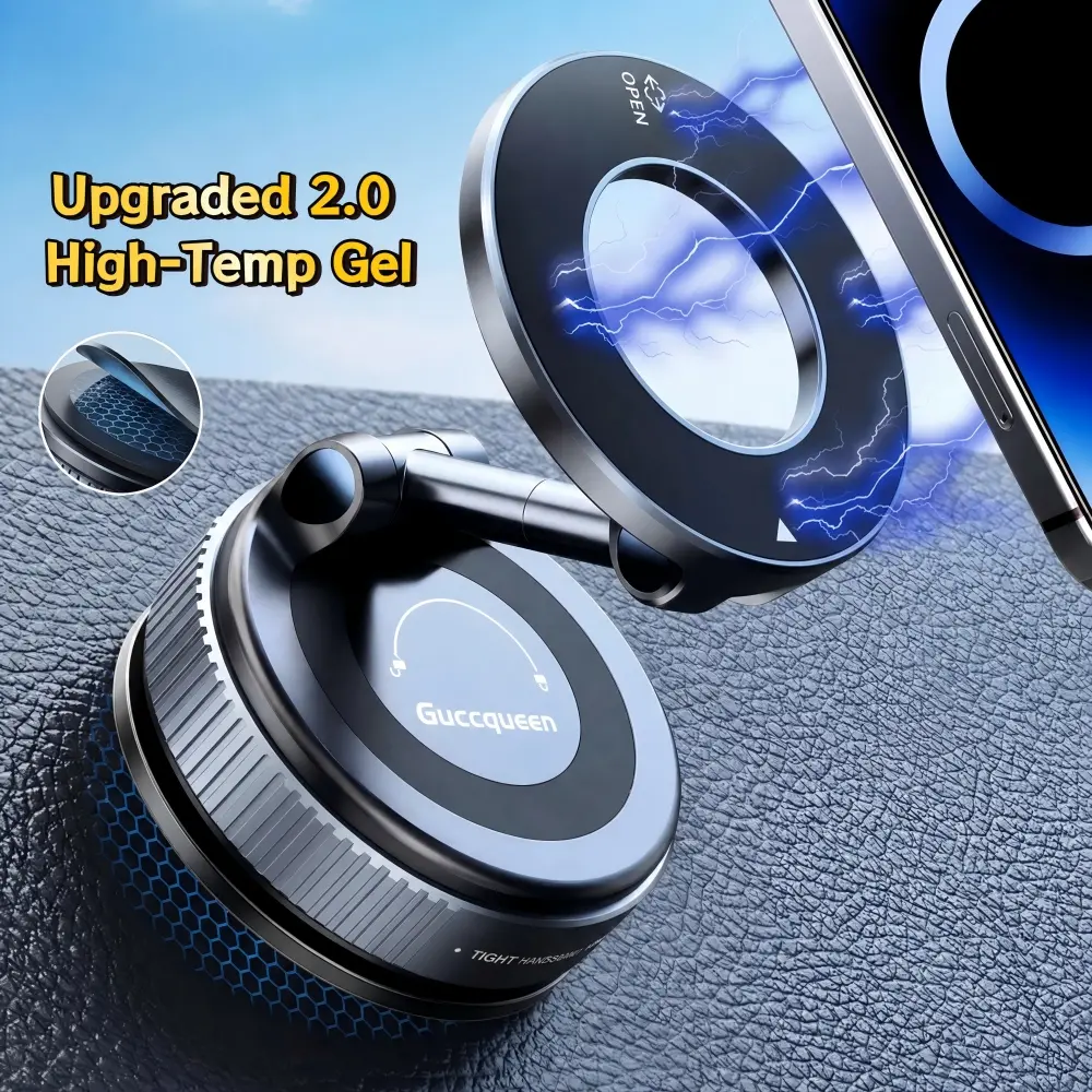 2.0 Foldable Magnetic Car Phone Mount