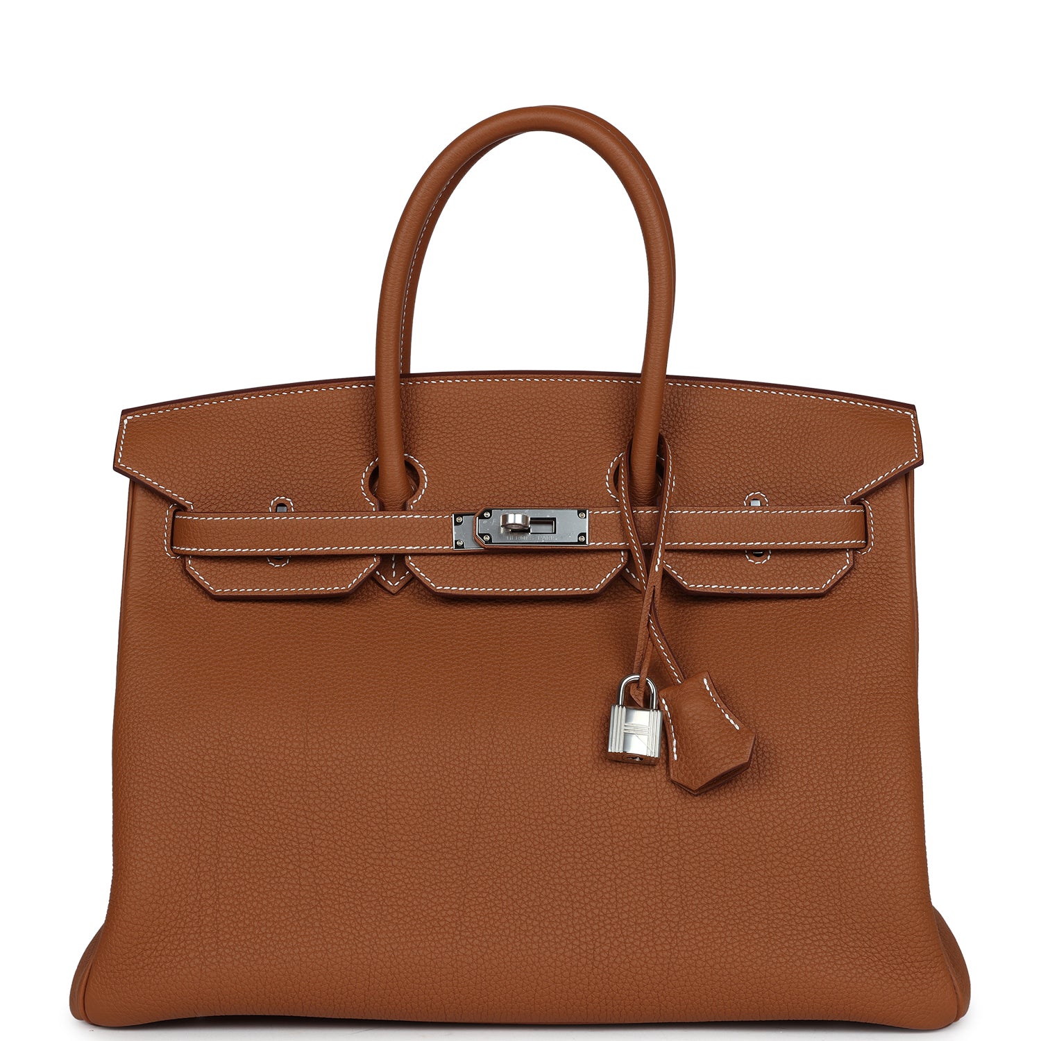 Birkin 35 Gold Togo Palladium Hardware