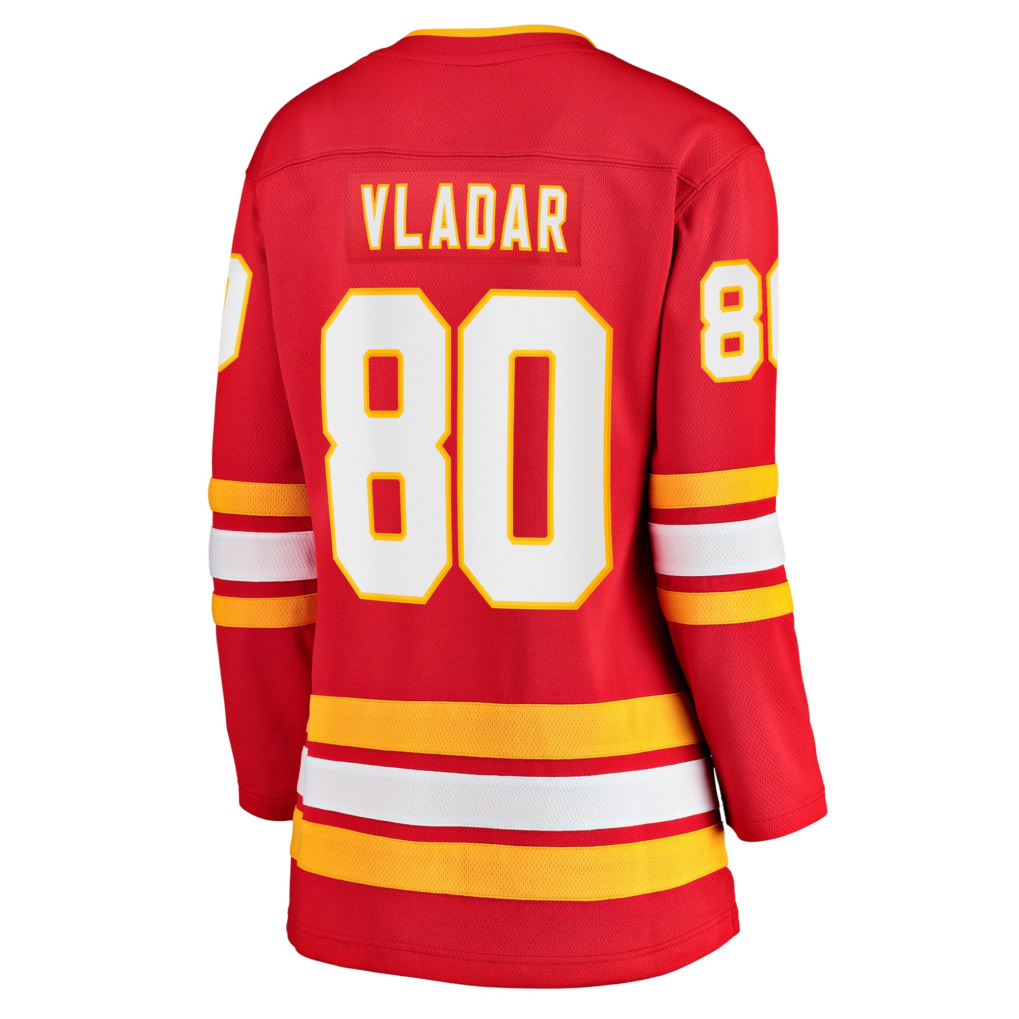Daniel Vladar Calgary Flames Fanatics Women’s Home Breakaway  Jersey – Red