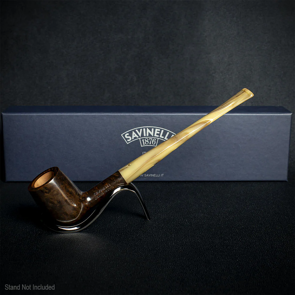 Savinelli Ginger's Favourite Smooth Brown 104 - 6mm Briar Pipe