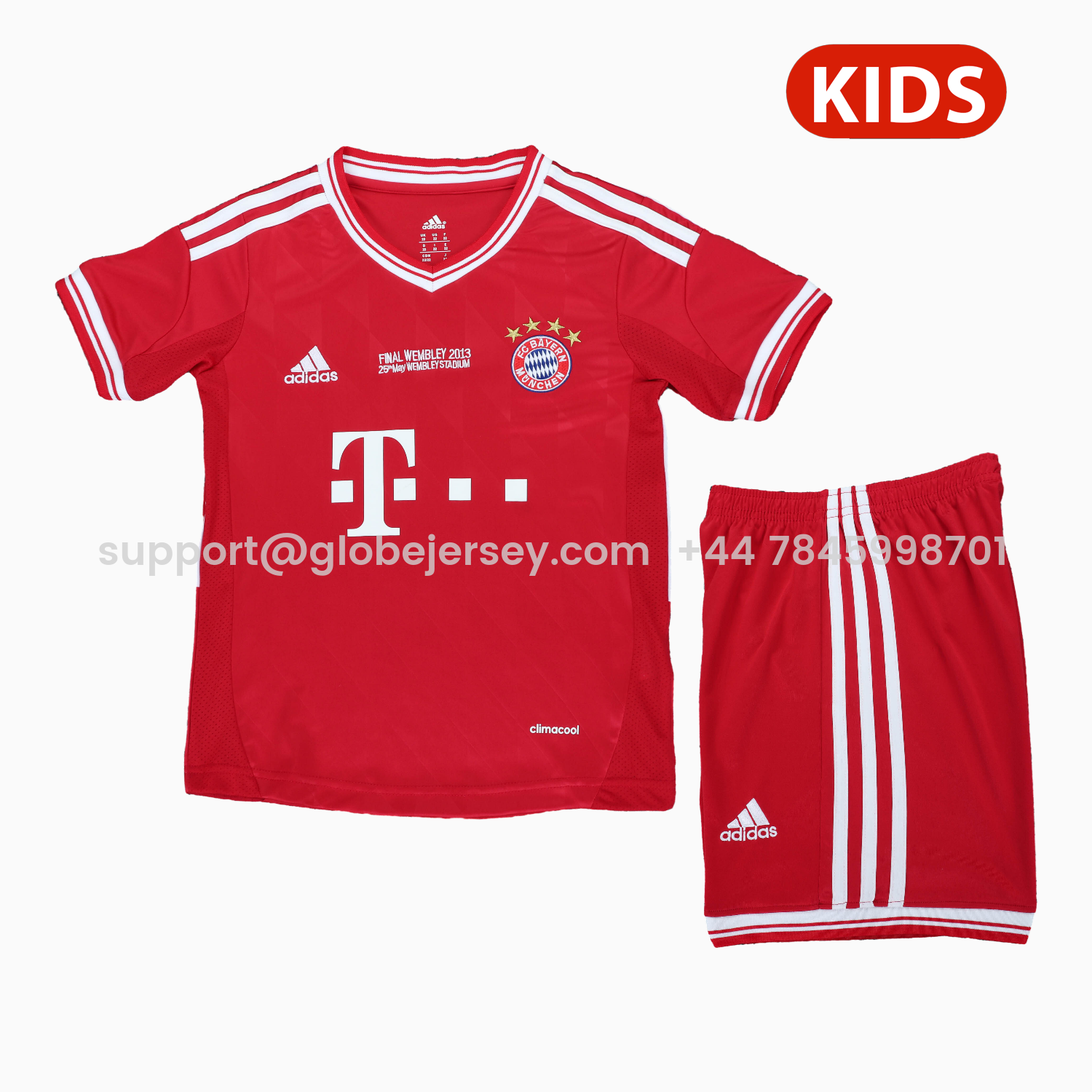Retro Bayern Munich 2013-14 Home Kids Kit