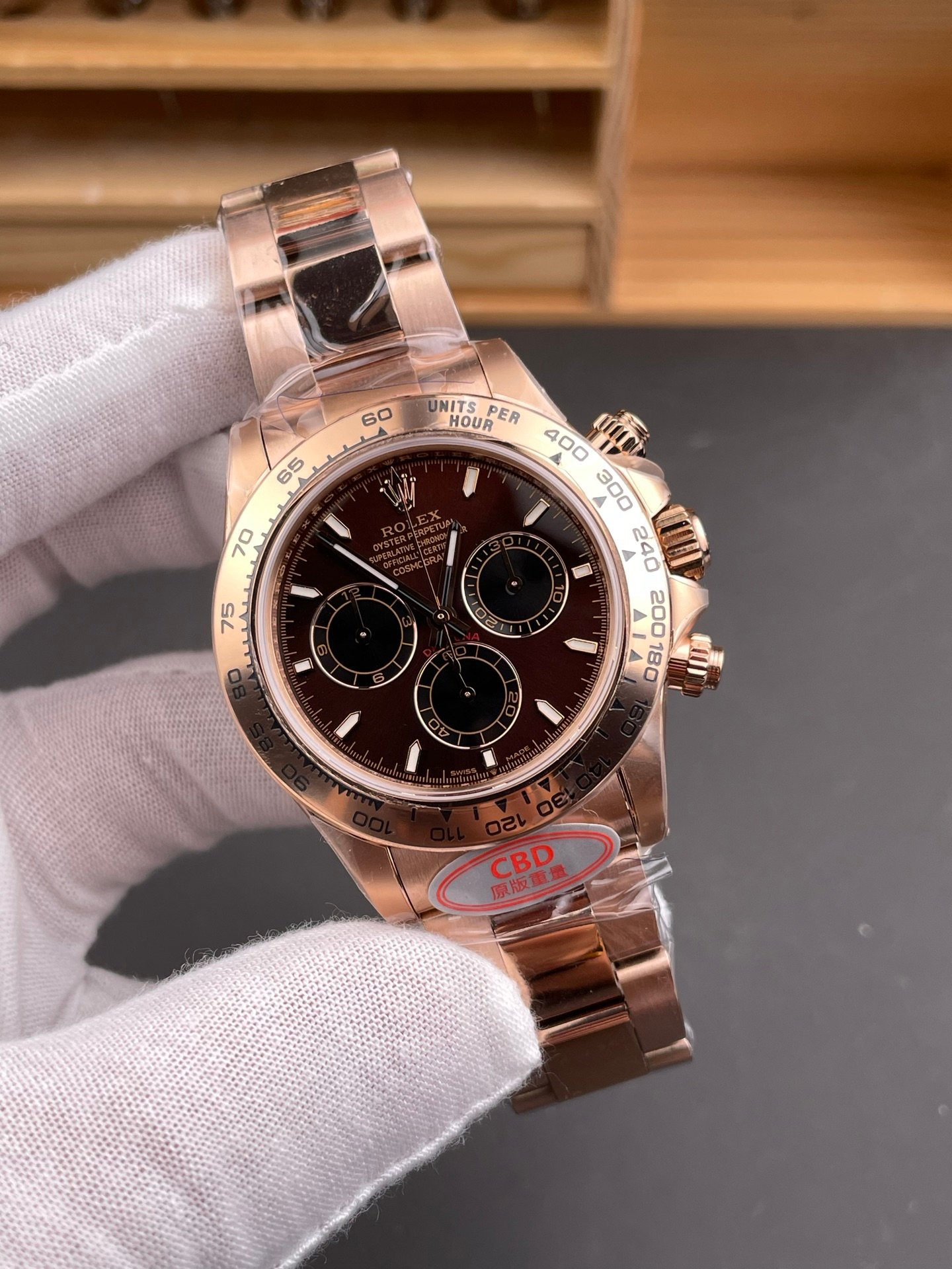 Rolex Daytona Chocolate Rose Gold