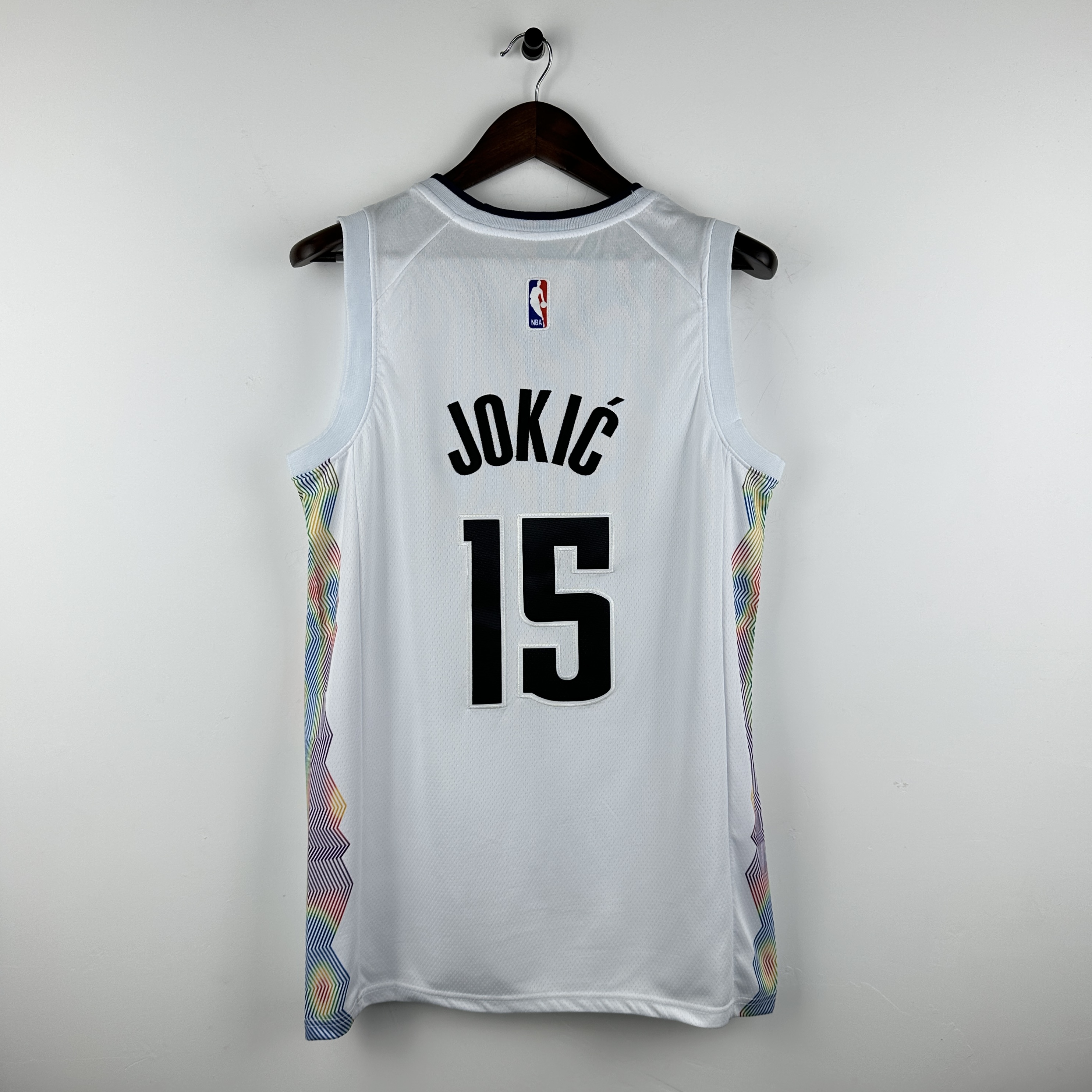 Embroidery 25th season Nuggets City Edition No. 15 Jokic