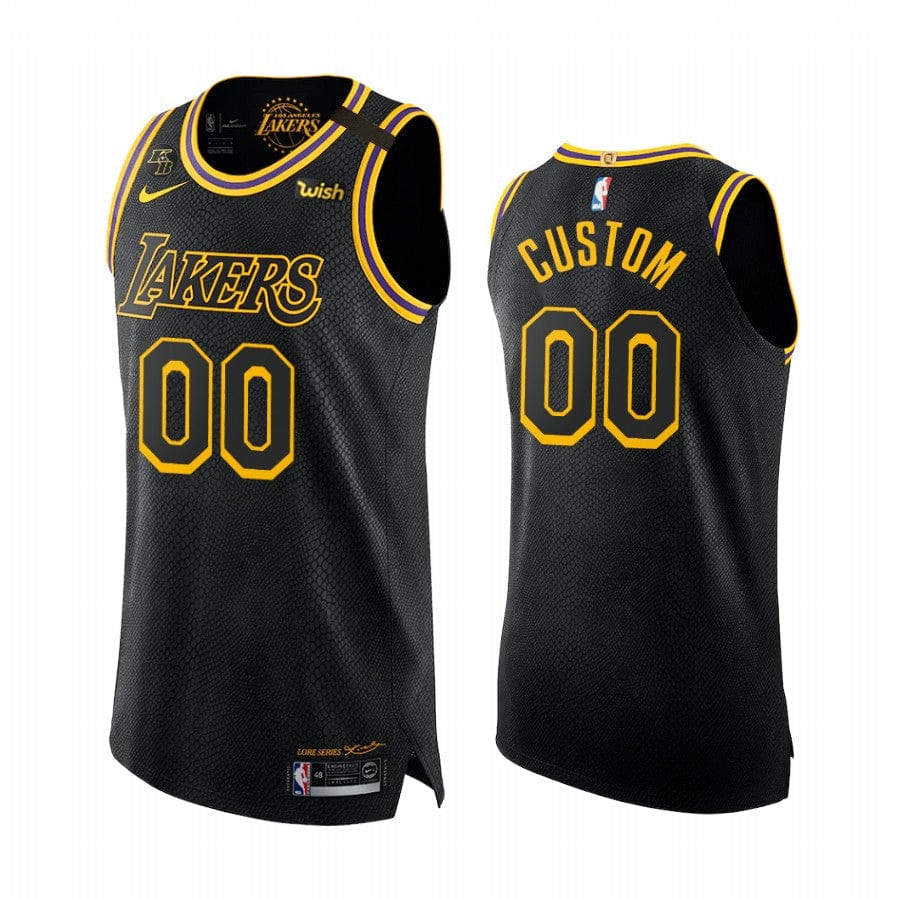 Custom Los Angeles Lakers City Edition AUTHENTIC Jersey