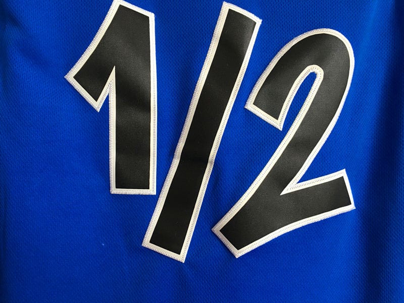 Penny Hardaway 1/2 Blue Embroidered Jersey