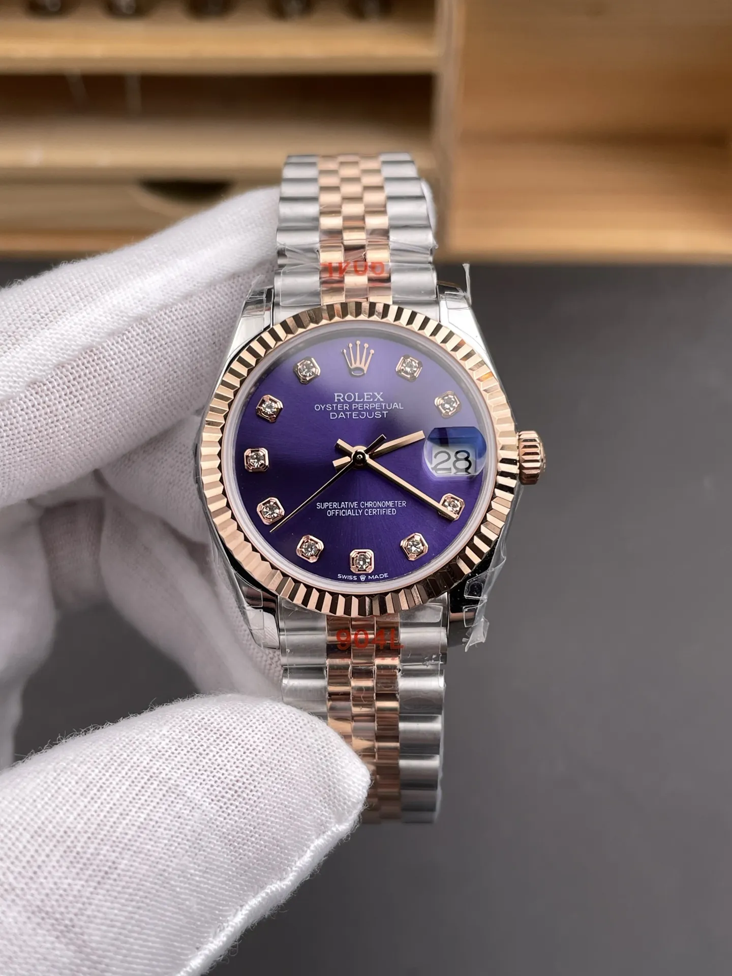 Rolex Datejust Rose Gold Ladies 31mm