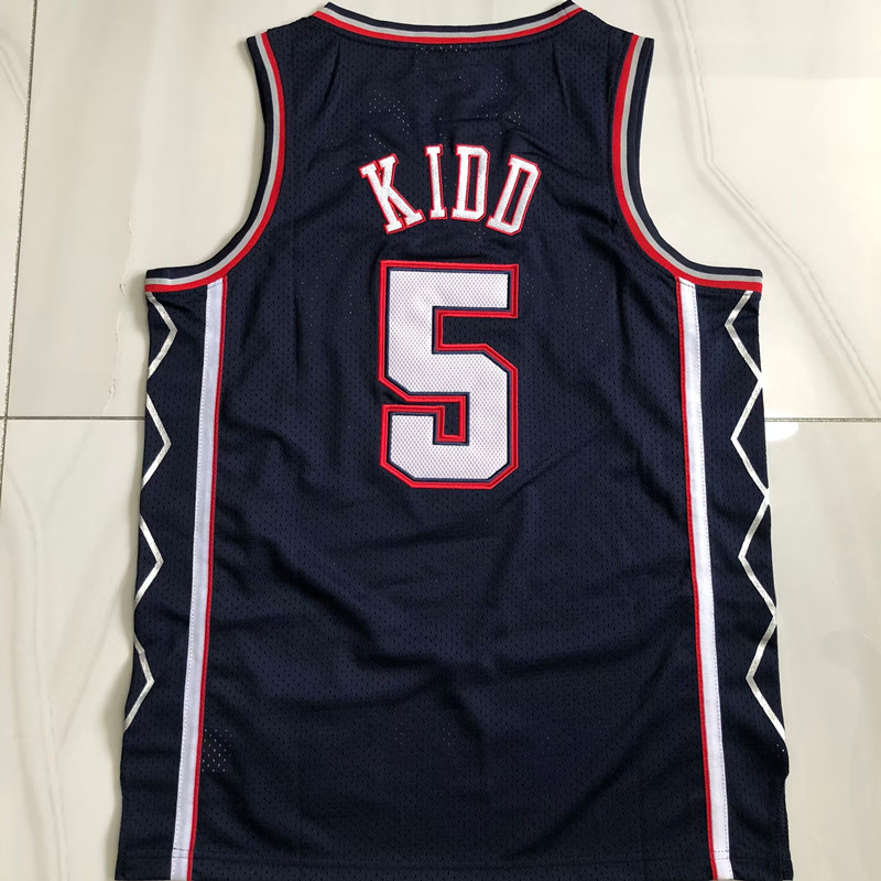 MN Nets 5# Kidd AU Retro Secret Show Jersey