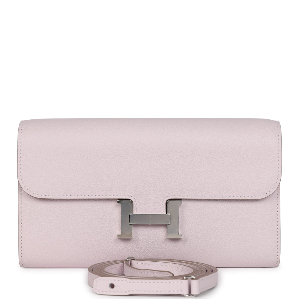 Constance Wallet To Go Mauve Pale Evercolor Palladium Hardware