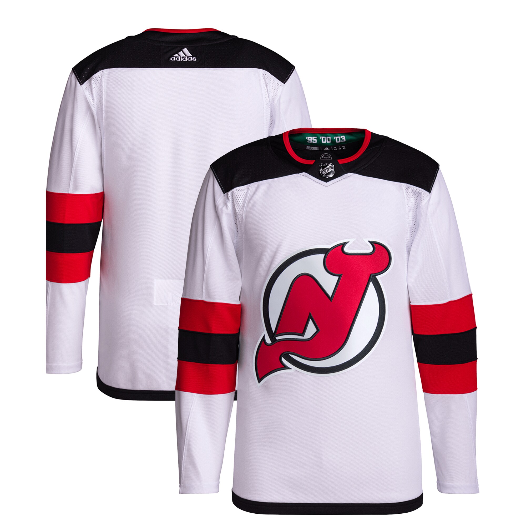 New Jersey Devils  Away Primegreen  JerseyÂ â€“ White