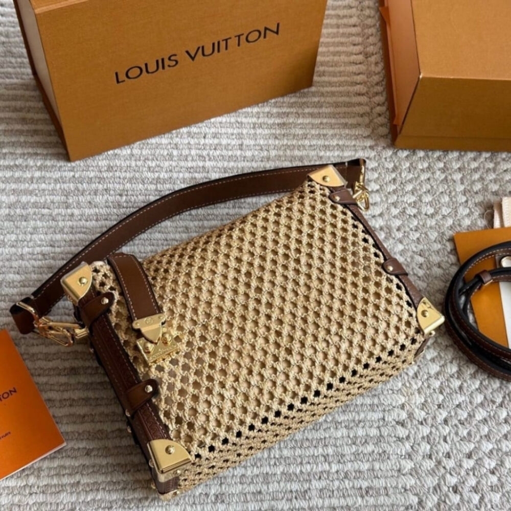 Louis Vuitton Side Trunk MM Natural Brown 23cm M14405