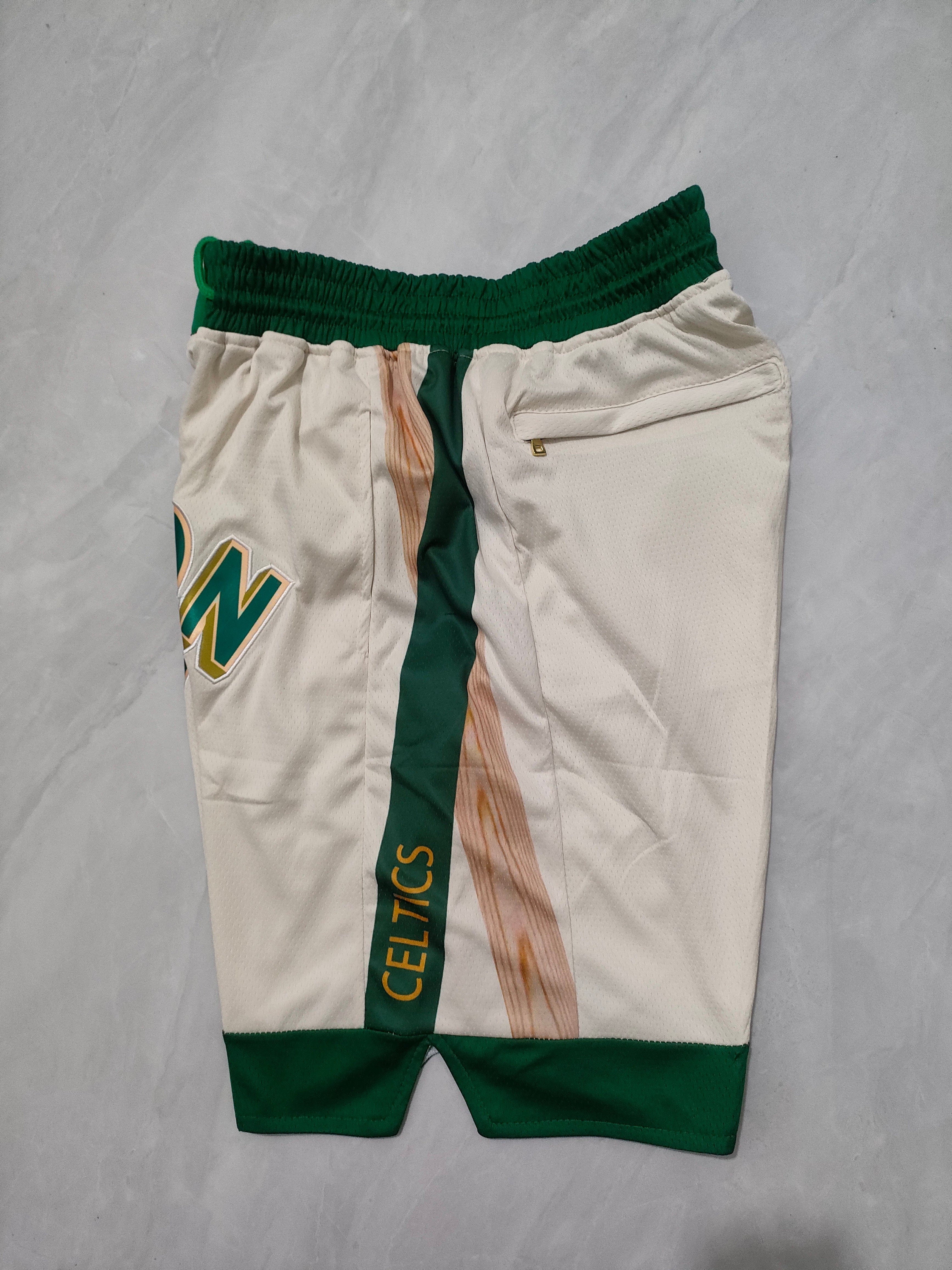 Boston Celtics off-white city edition shorts