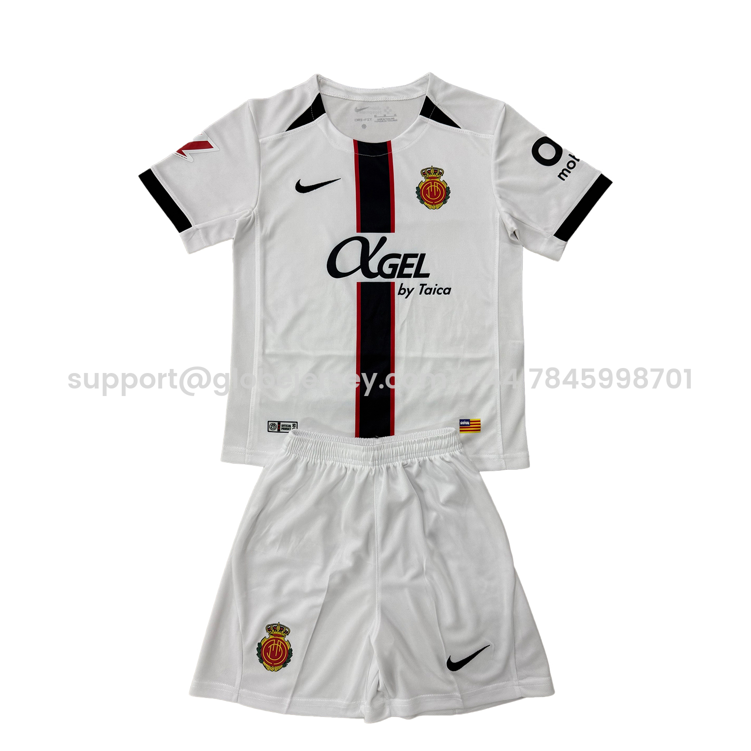 Mallorca 25-26 Away White Men's Adult Jersey Set - Fans Version