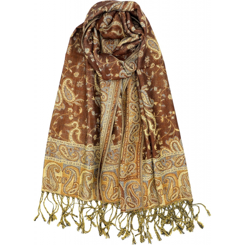 Reversible Paisley Pashmina Rave Scarf