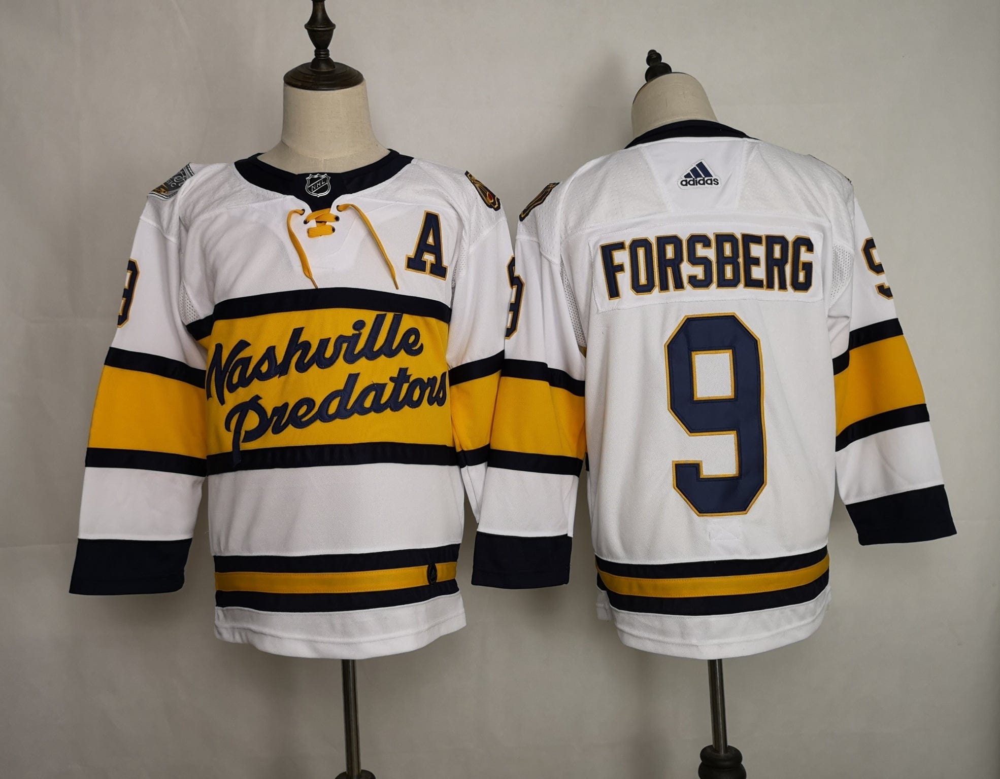 NHL Nashville Predators FORSBERG # 9 Jersey 、