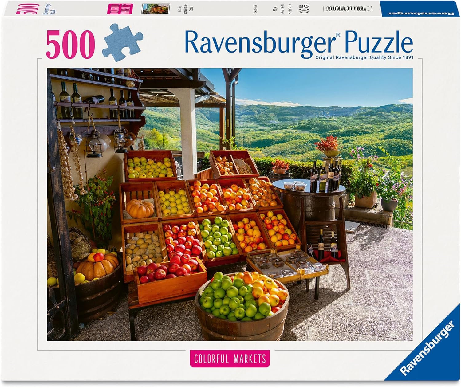 Fruit & Veg Market, Croatia - 500 Piece Jigsaw Puzzle (Ravensburger)