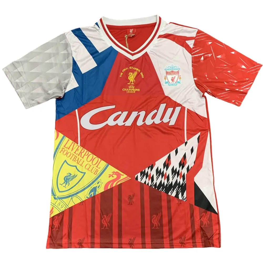 2005 Retro Liverpool Hybrid Commemorative Edition Football Shirt 1:1 Thai Quality - Fans Edition