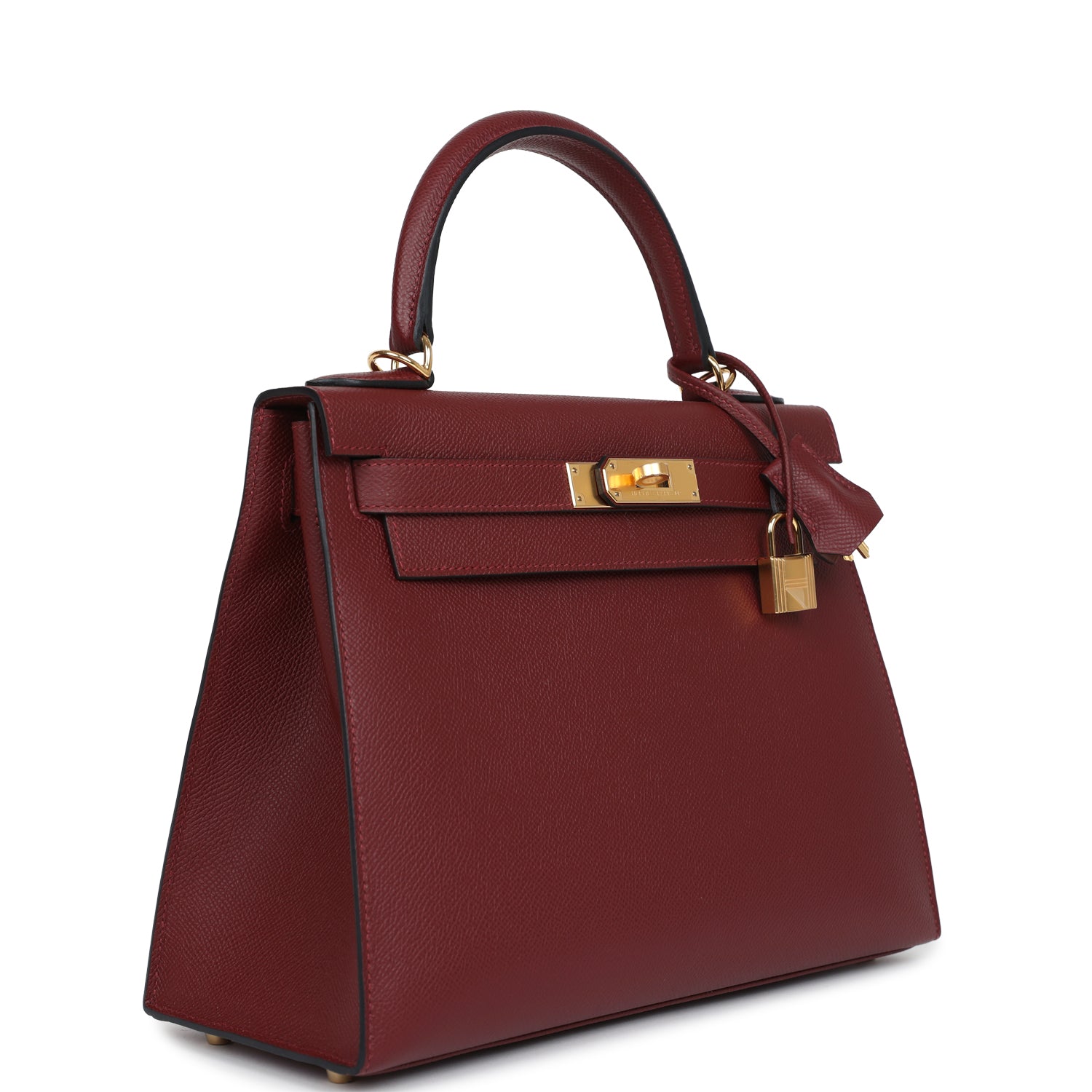 Kelly Sellier 28 Rouge H Epsom Gold Hardware